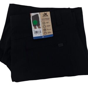 ZeroXposur Mens Performance Utility Shorts Black Size 40 Stretch UPF 50+ NEW